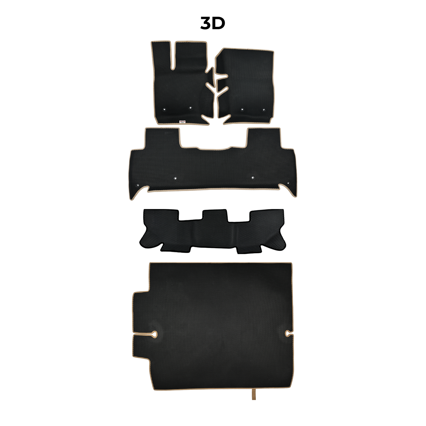 EVA Dywaniki samochodowe od EVA MATS 3D do Land Rover Defender(130) 2 gen 2019-2025 rok SUV LONG