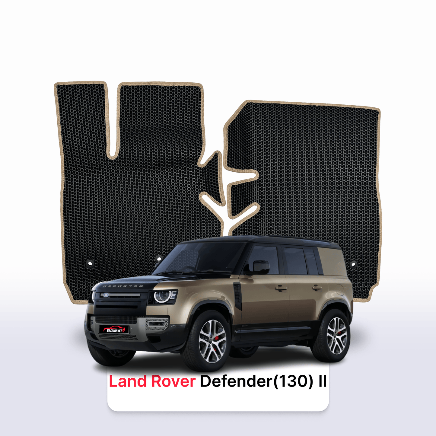 EVA Dywaniki samochodowe od EVA MATS 3D do Land Rover Defender(130) 2 gen 2019-2025 rok SUV LONG