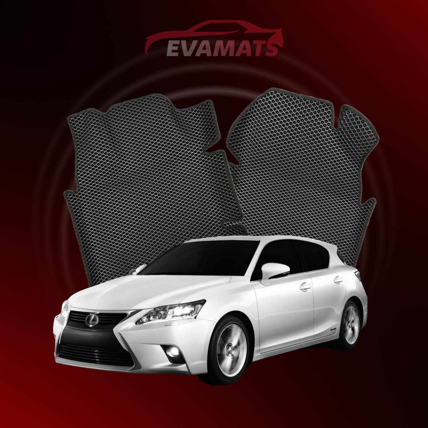 Коврики EVAMATS для Lexus CT 1 gen 2010-2023 года ХЭТЧБЕК 5 дверей