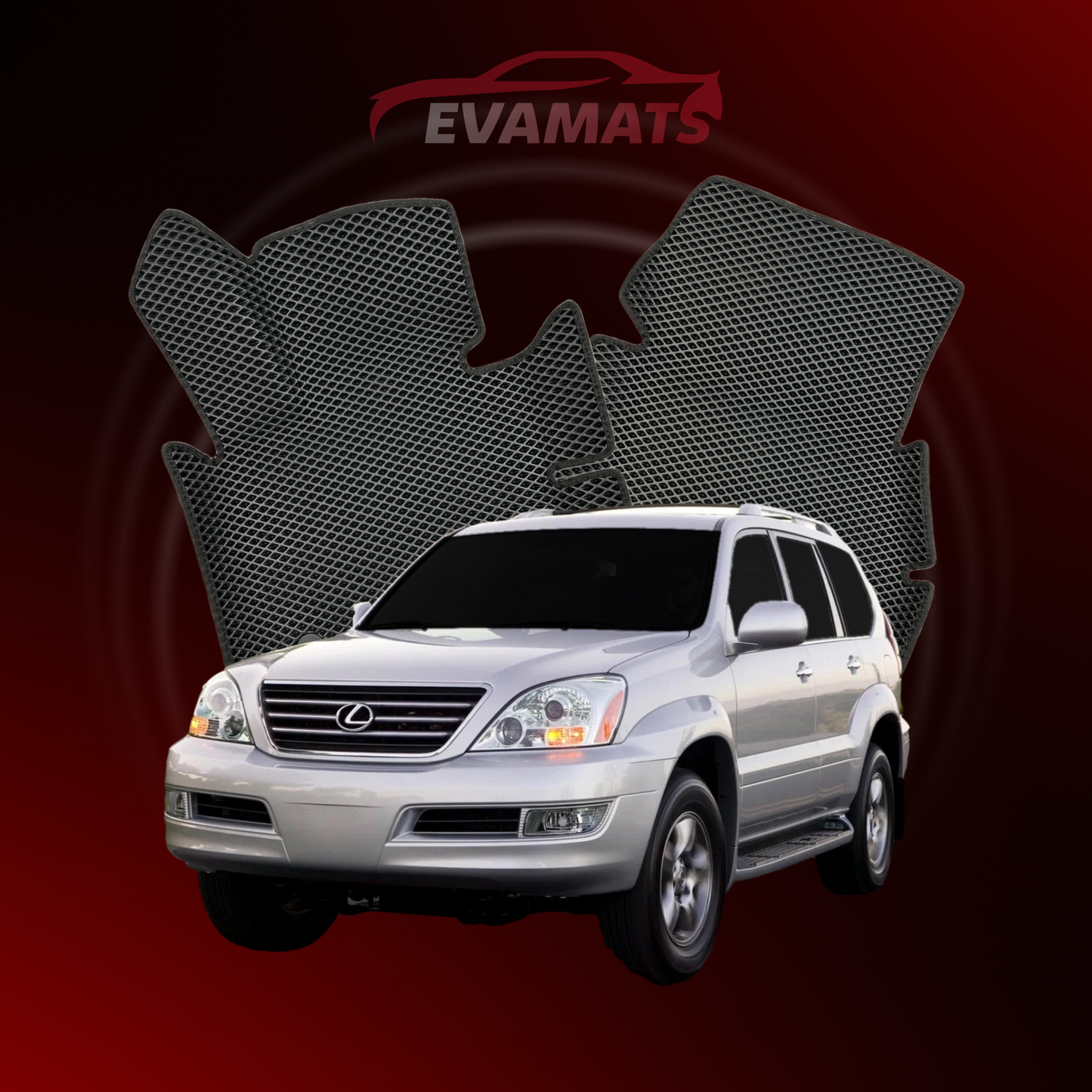 Автоковрики EVAMATS для позашляховика Lexus GX 1 покоління 2002-2009 рр.