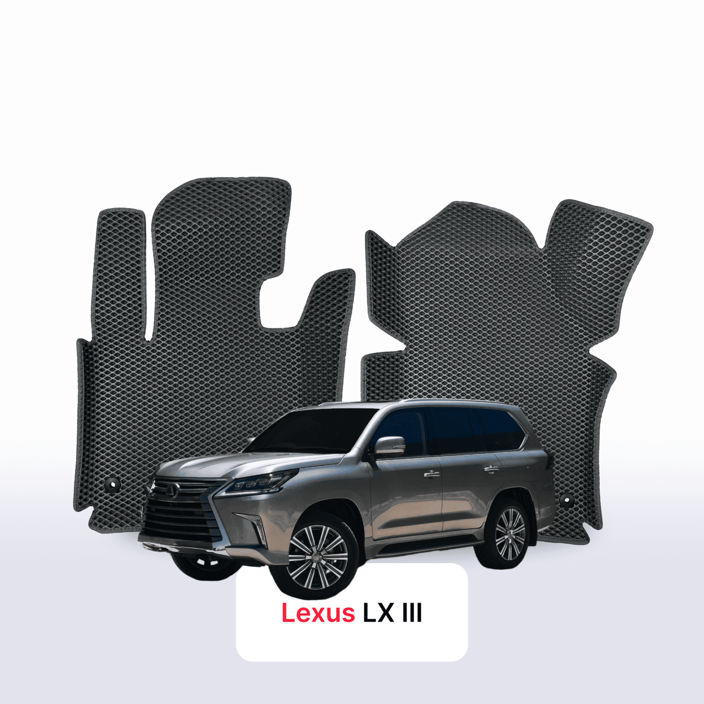 Dywaniki samochodowe 3D EVAMATS do Lexus LX 3 gen 2007-2015 rok SUV