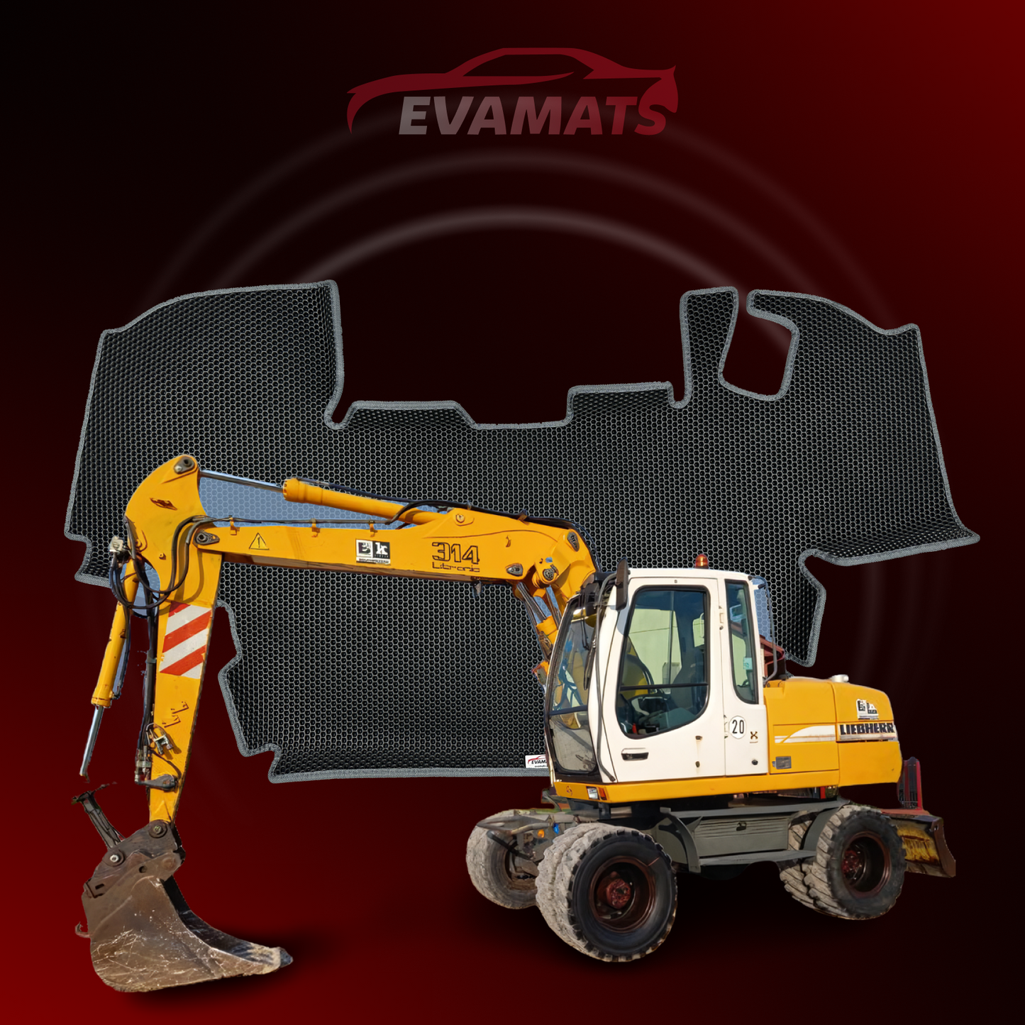 Коврики EVAMATS для Liebherr 314 1st gen 2007-2012 г.в. ЭКСКАВАТОР