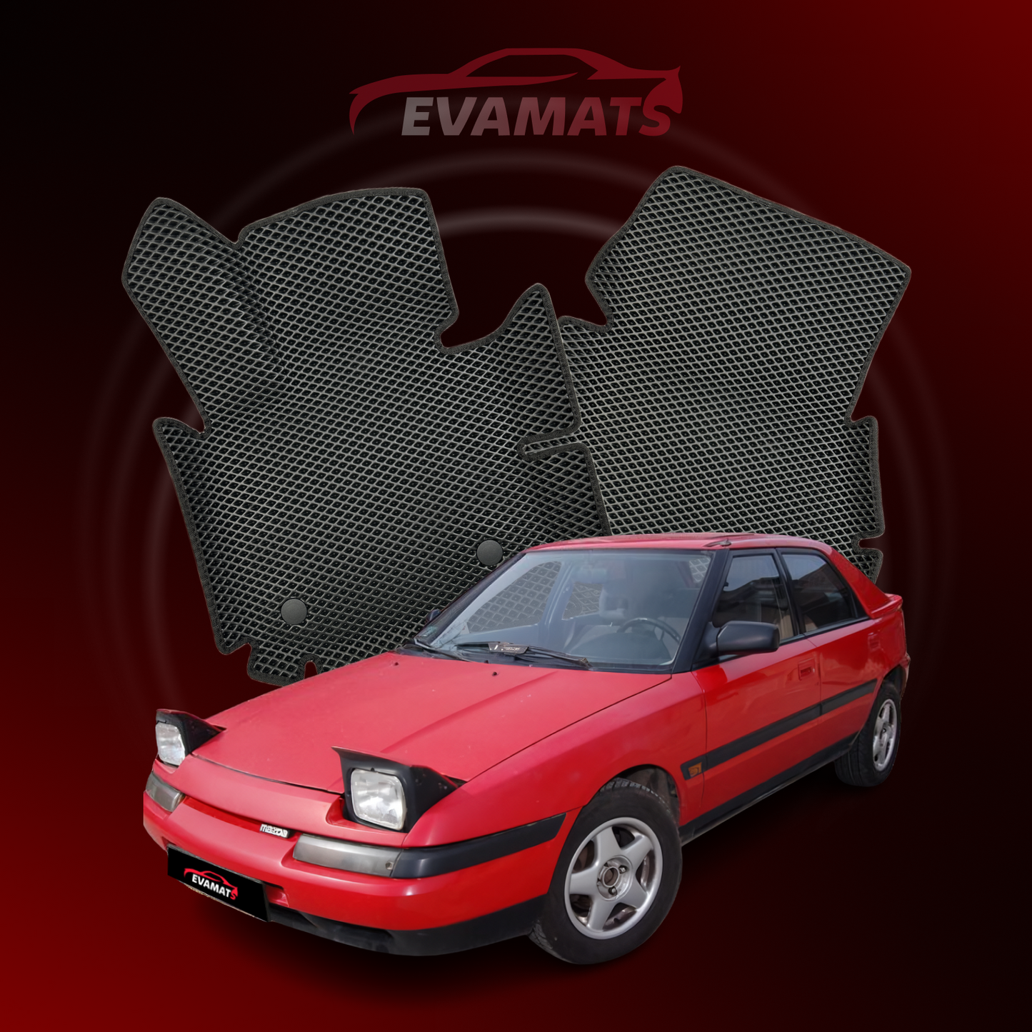 Коврики EVAMATS для Mazda 323F 6 поколения 1989-1996 года ХЭТЧБЕК/ЛИФТБАК