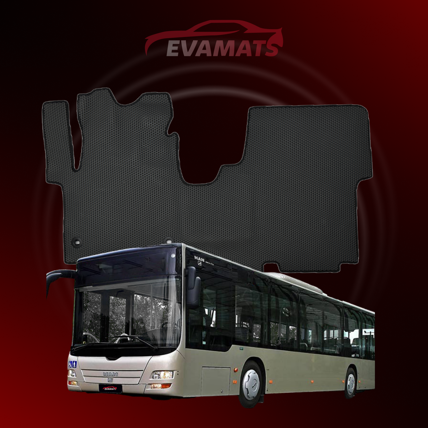 Автоковрики EVAMATS для MAN Lion's City 1-го покоління 1996-2025 р.в. BUS