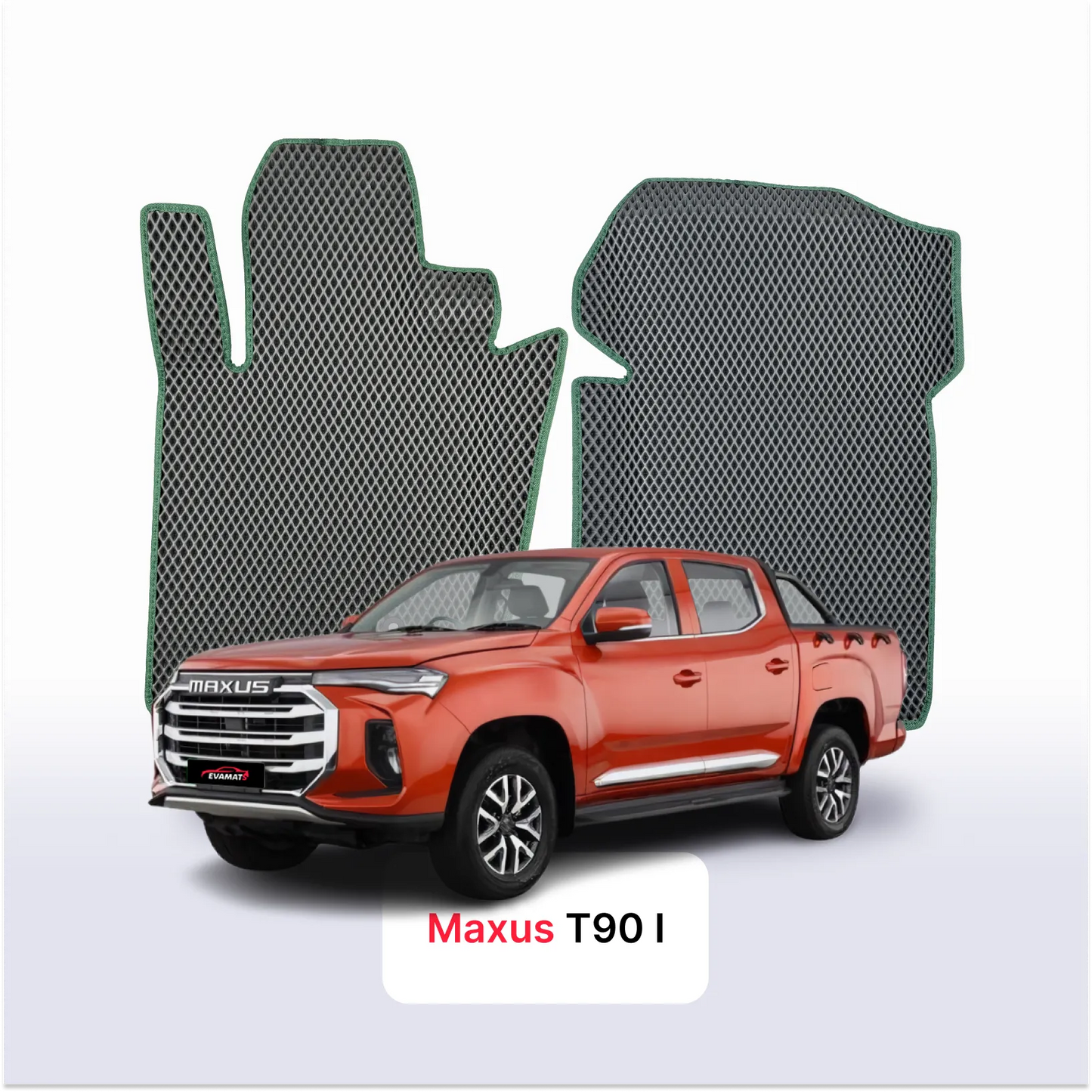 EVA Dywaniki samochodowe od EVA MATS 3D do Maxus T90 1 gen 2021-2027 rok Pick-Up  podwójna kabina