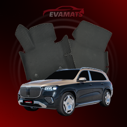 Автоковрики EVAMATS для позашляховика Maybach GLS(X167) 1st gen 2019-2024 р.в.