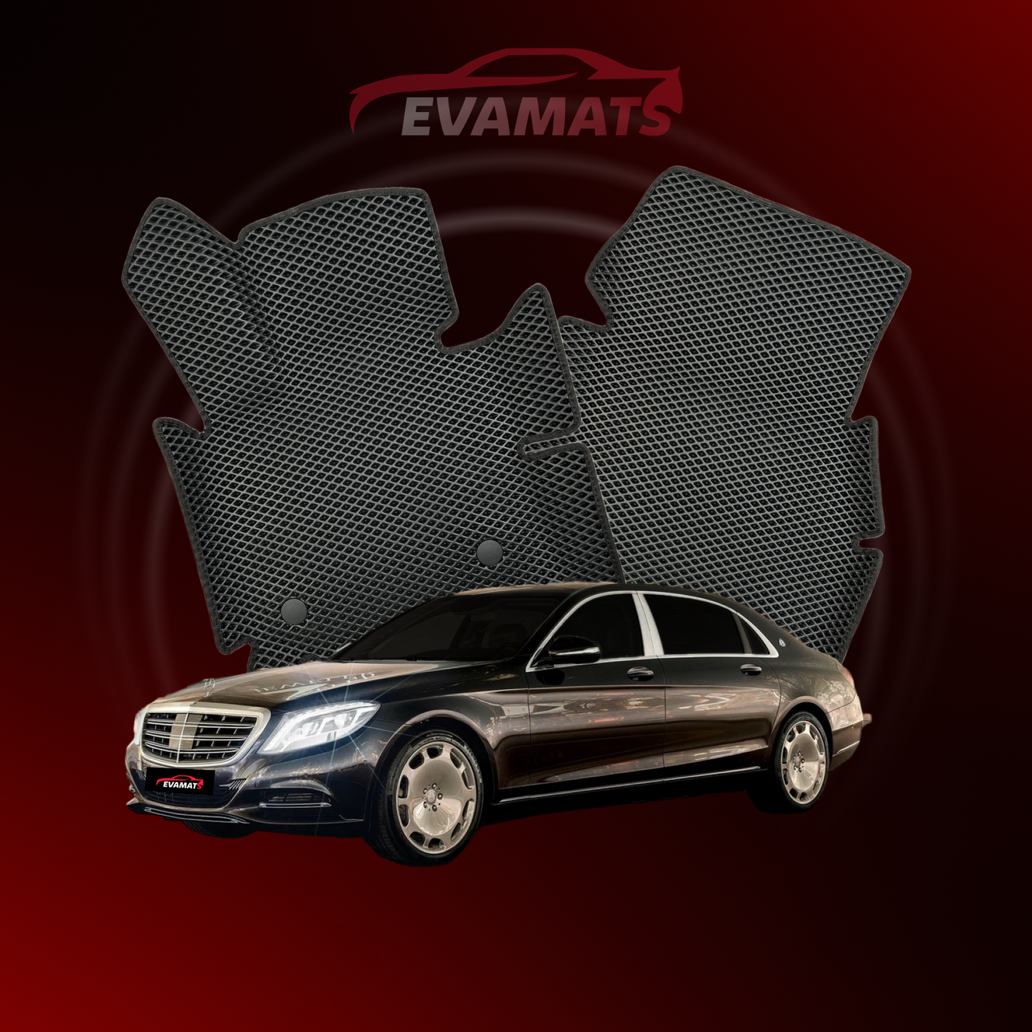 Dywaniki samochodowe EVAMATS do Maybach S(X222) 1 gen 2014-2021 rok SEDAN 4-Osobowy