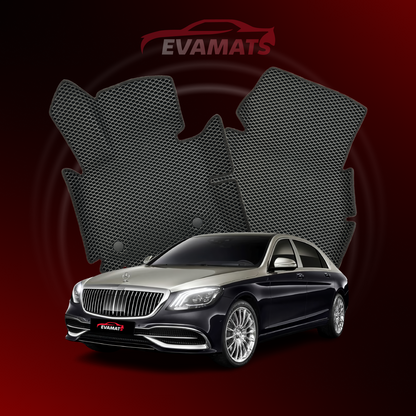 Dywaniki samochodowe EVAMATS do Maybach S(X222) 1 gen 2014-2021 rok SEDAN 5-Osobowy