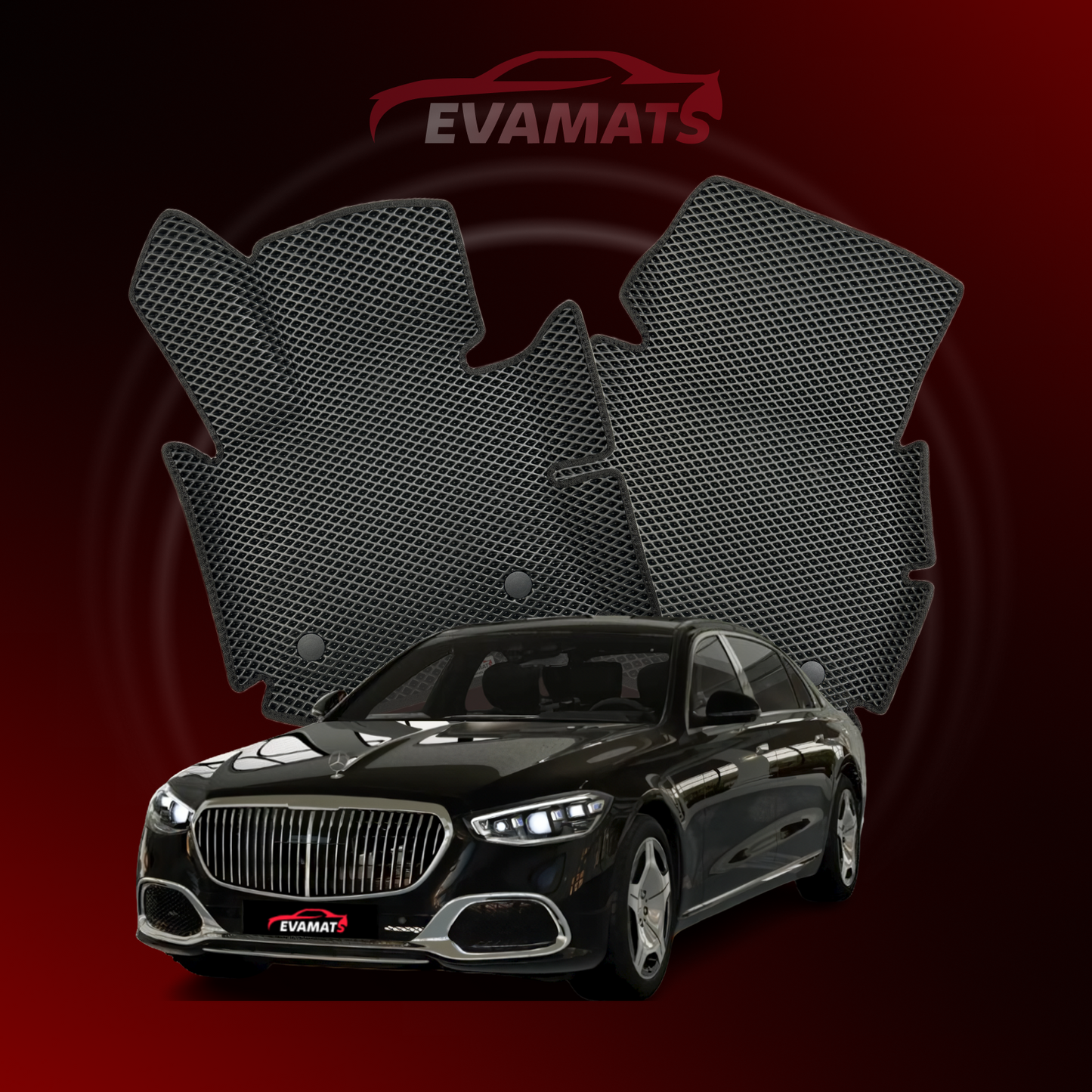 Dywaniki samochodowe 3D EVAMATS do Maybach S(X223) 2 gen 2021-2023 rok SEDAN 5-Osobowy