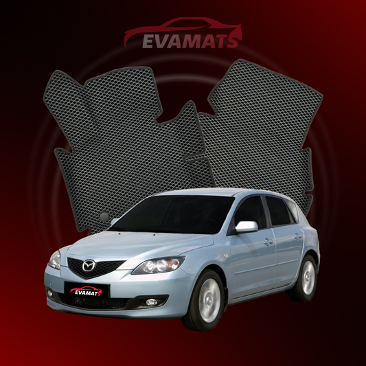 Коврики EVAMATS для Mazda 3(BK) 1-го поколения 2003-2009 года выпуска ХЭТЧБЕК 5 дверей