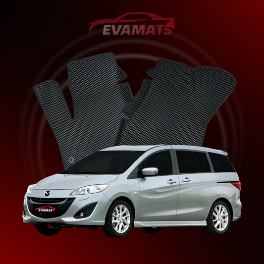 Dywaniki samochodowe EVAMATS do Mazda 5(CW) 2 gen 2010-2018 rok Minivan