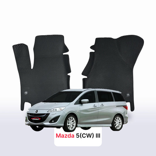 Коврики EVAMATS для микроавтобуса Mazda 5(CW) 2-го поколения 2010-2018 гг.