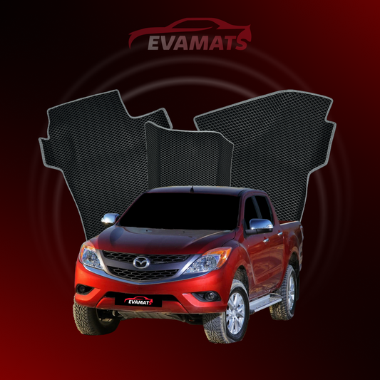 Dywaniki samochodowe EVAMATS do Mazda BT-50 2 gen 2015-2020 rok PICK-UP z podwójna kabina
