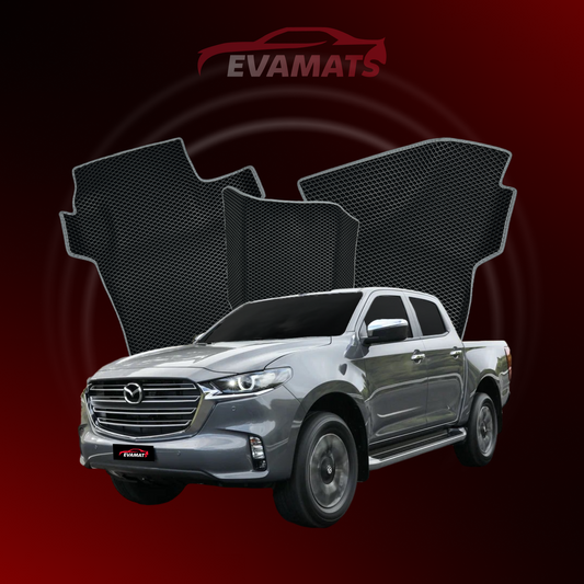 Dywaniki samochodowe EVAMATS do Mazda BT-50 3 gen 2020-2025 rok PICK-UP z podwójna kabina