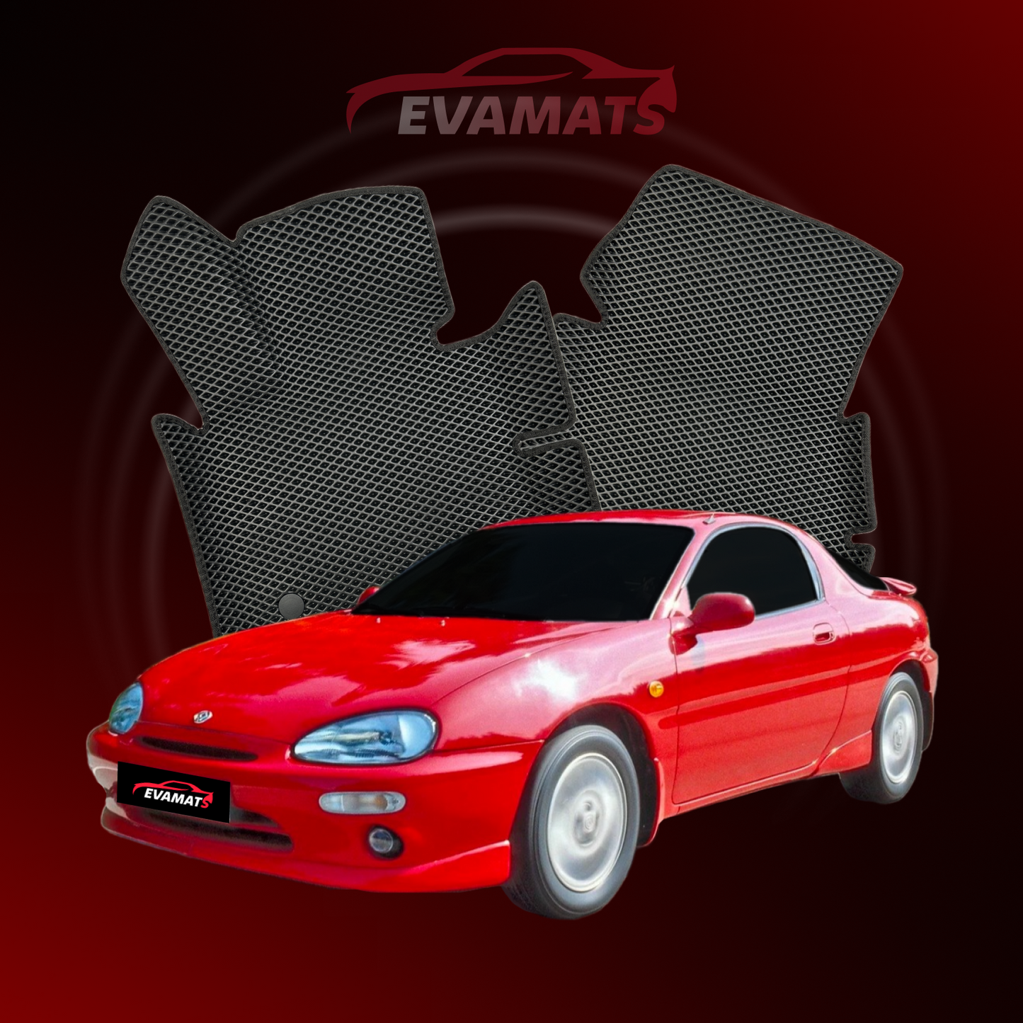 Dywaniki samochodowe EVAMATS do Mazda MX-3 1991-2000 rok COUPE