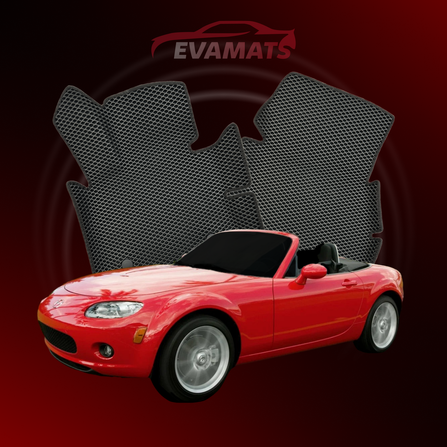 Dywaniki samochodowe EVAMATS do Mazda MX-5(NC) 3 gen 2005-2015 rok ROADSTER