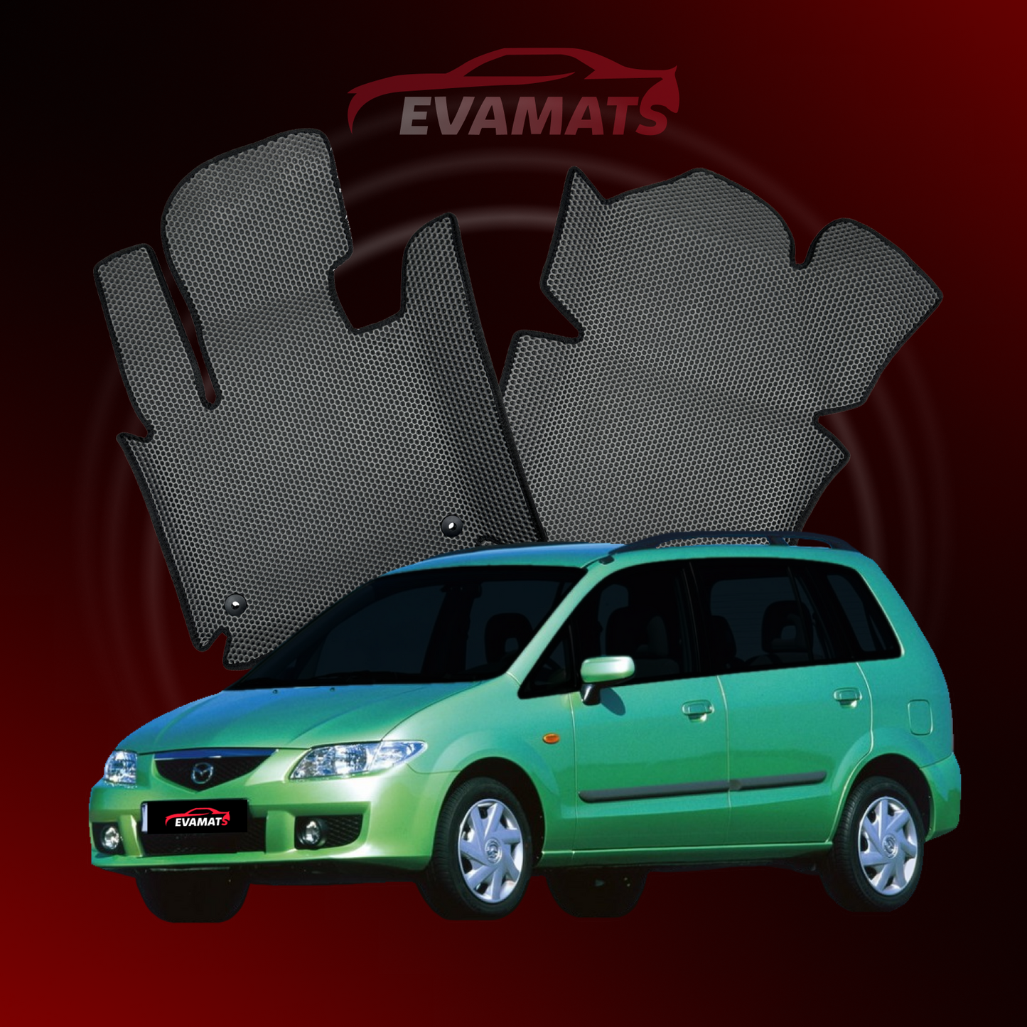 Коврики EVAMATS для минивэна Mazda Premacy(CP) 1st gen 1999-2005 гг.