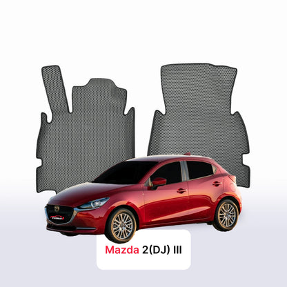 Коврики EVAMATS на Mazda 2(DJ) 3 gen 2014-2025 года ХЭТЧБЕК 5 дверей