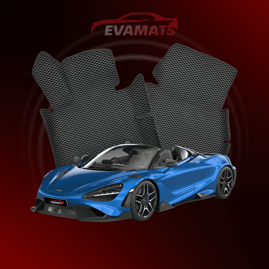 Dywaniki samochodowe EVAMATS do McLaren 765LT 1 gen 2020-2023 rok KABRIOLET