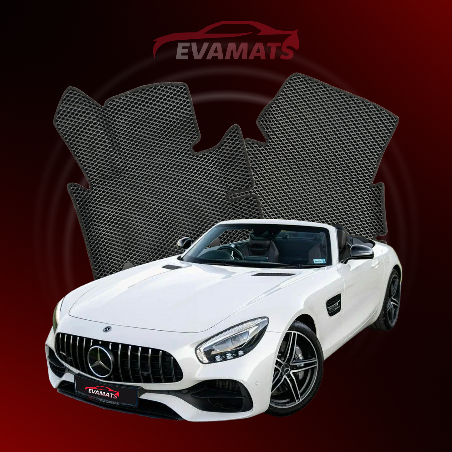 Dywaniki samochodowe EVAMATS do Mercedes-Benz AMG GT (C190R190) 2014–2021 rok COUPE/ROADSTER