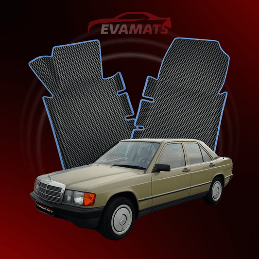 Dywaniki samochodowe EVAMATS do Mercedes-Benz 190 (W201) 1982-1993 rok SEDAN