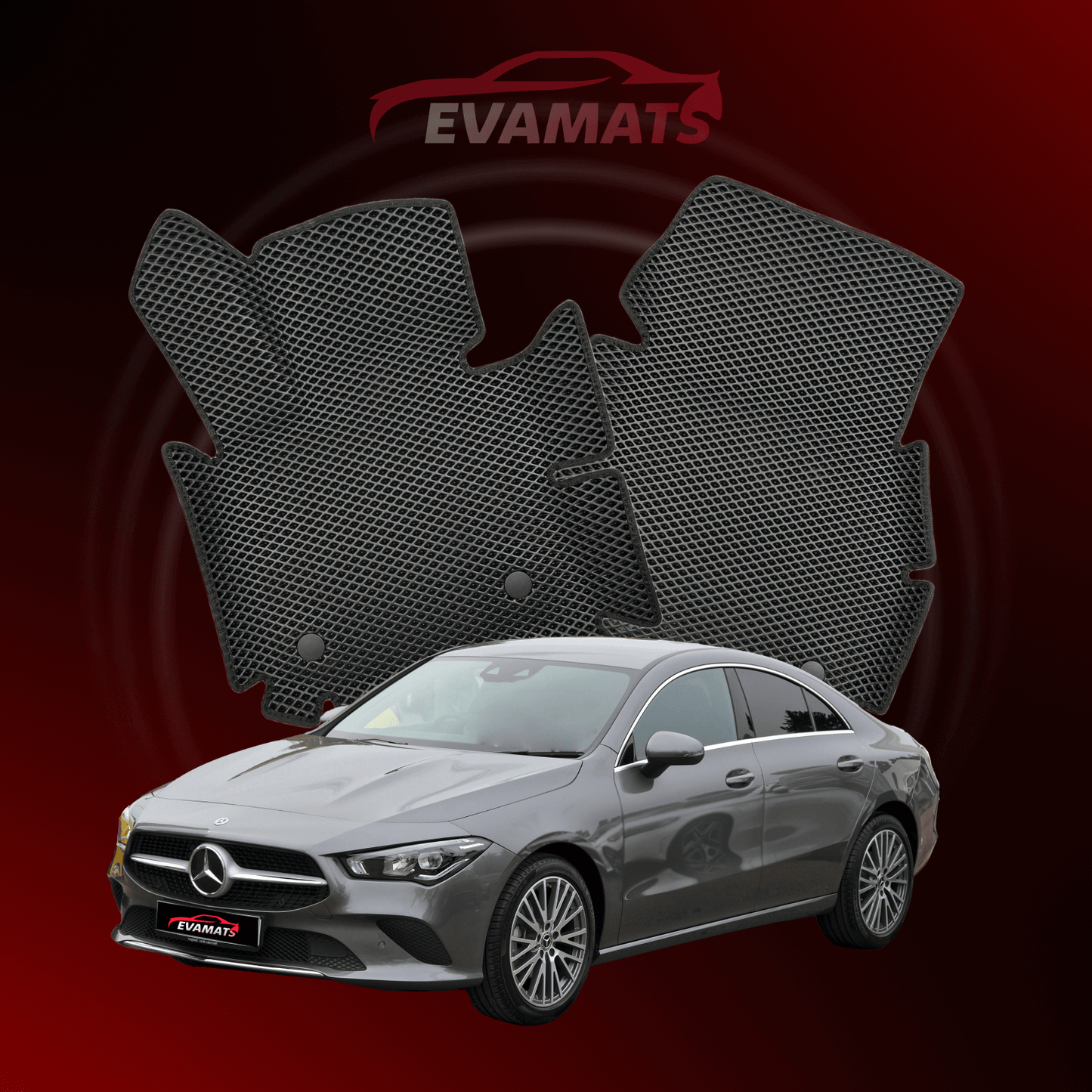 Автоковрики EVAMATS для Mercedes-Benz CLA 2 покоління (C118) 2019-2024 СЕДАН