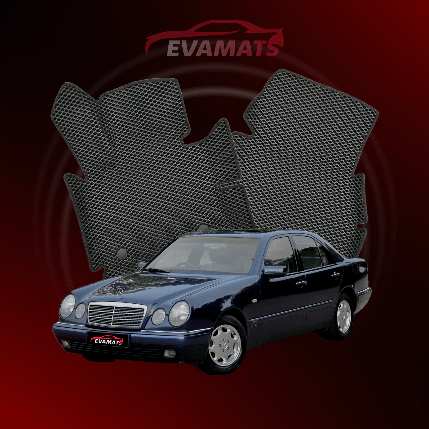 Автоковрики EVAMATS для Mercedes-Benz E-class 2 покоління (W210) 1995 - 2002 СЕДАН