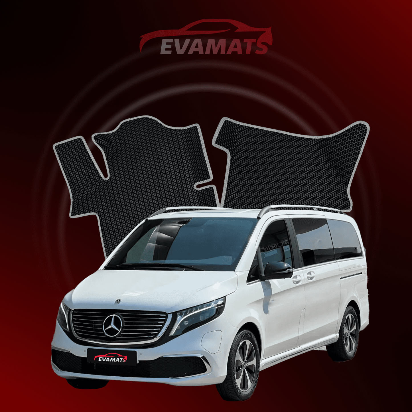 Коврики EVAMATS для Mercedes-Benz EQV (N447) 2021-2024 года МИНИВЭН