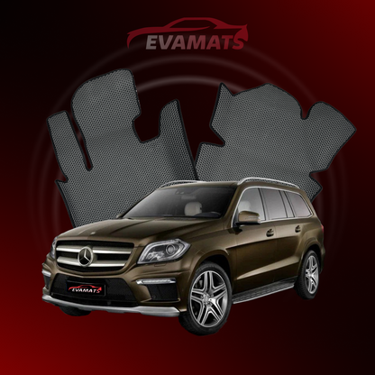 Коврики EVAMATS для Mercedes-Benz GL 2 gen (X166) 2012 - 2015 внедорожник 5 дверей