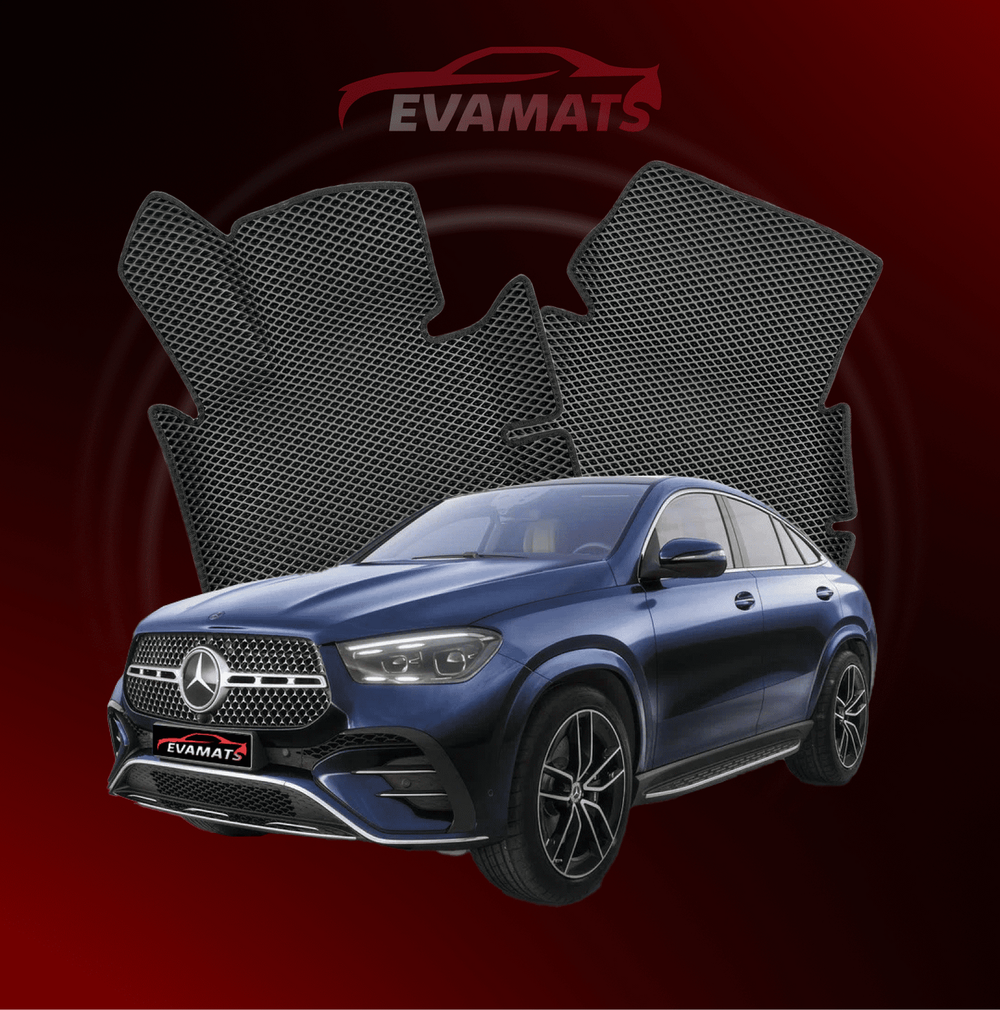 Dywaniki samochodowe EVAMATS do Mercedes-Benz GLE Coupe 2 gen (C167) 2019-2025 rok SUV