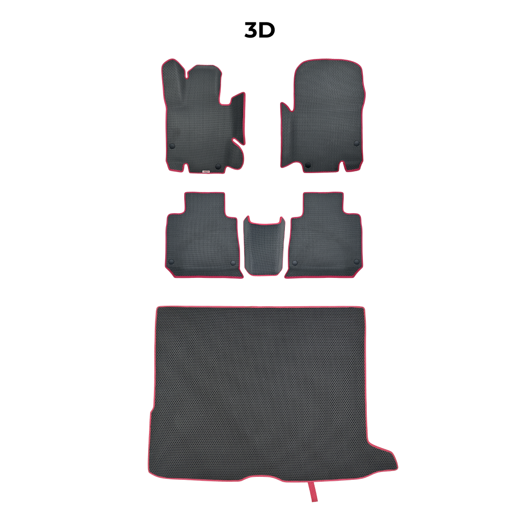 EVA Dywaniki samochodowe od EVA MATS 3D do Mercedes-Benz GLE 2 gen (W167) 2019-2027 rok SUV HEV