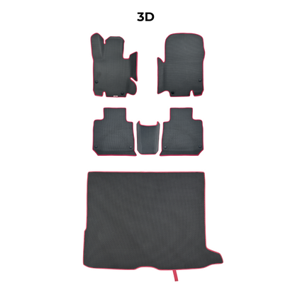 EVA Dywaniki samochodowe od EVA MATS 3D do Mercedes-Benz GLE 2 gen (W167) 2019-2027 rok SUV HEV