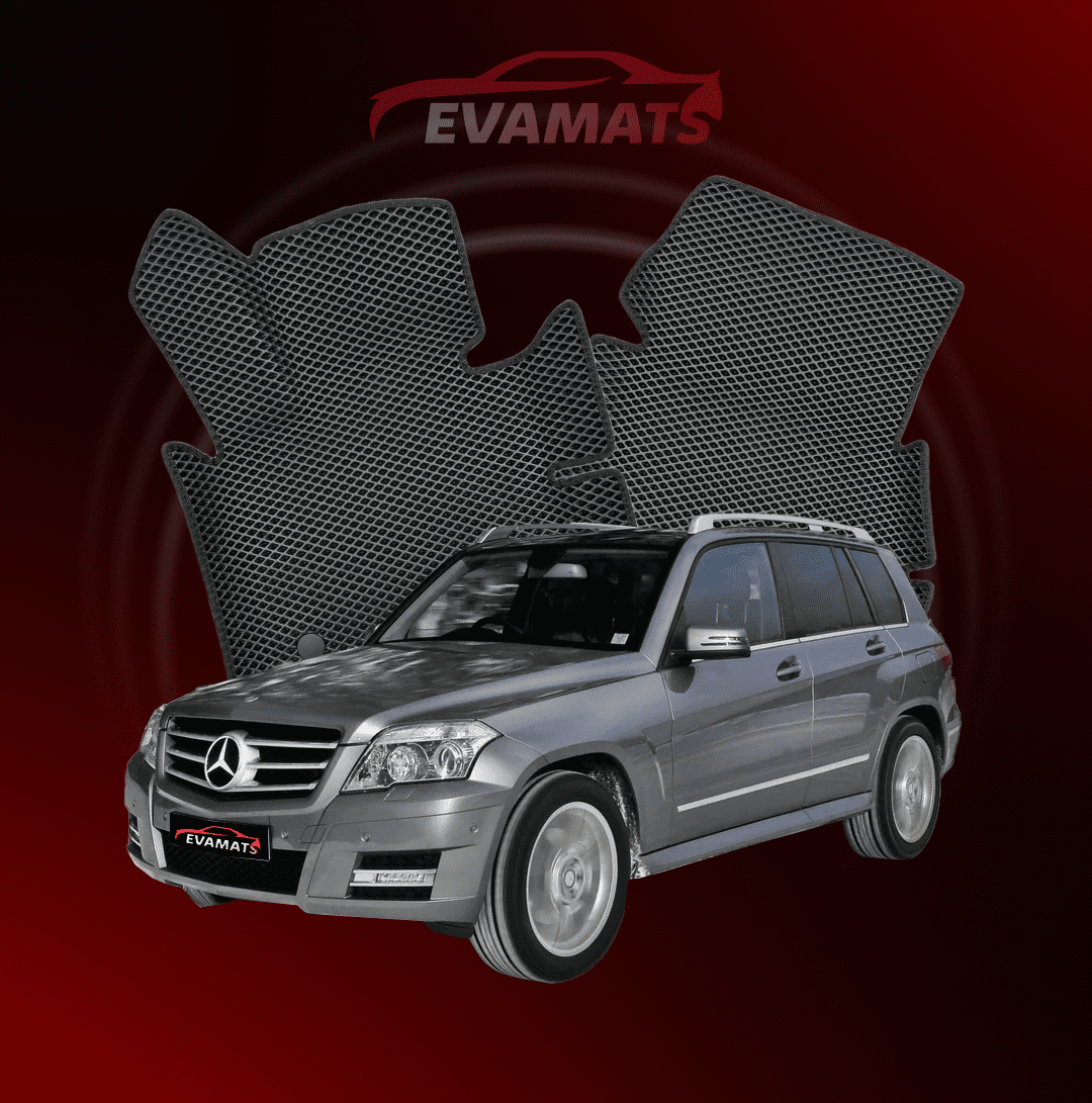 Dywaniki samochodowe EVAMATS do Mercedes-Benz GLK (X204) 2008 - 2015 rok SUV 5 drzwi