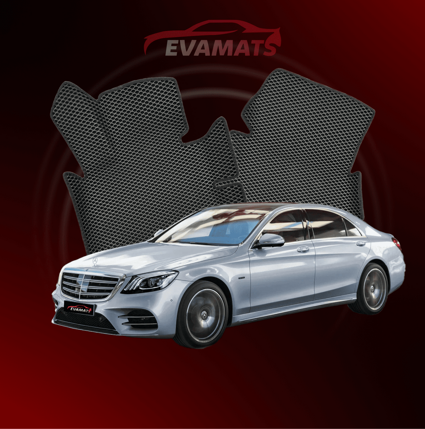 Коврики EVAMATS для Mercedes-Benz S-class 6-го поколения (W222) 2013 - 2020 LONG SEDAN