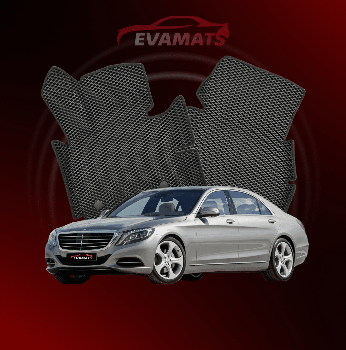 Dywaniki samochodowe EVAMATS do Mercedes-Benz S-klasa 6 gen (W222) 2013 – 2020 rok SEDAN