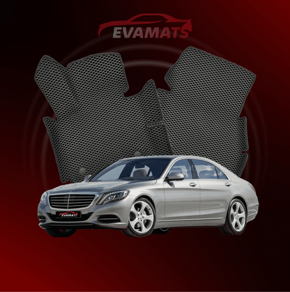 Автоковрики EVAMATS для Mercedes-Benz S-class 6 покоління (W222) 2013 - 2020 СЕДАН