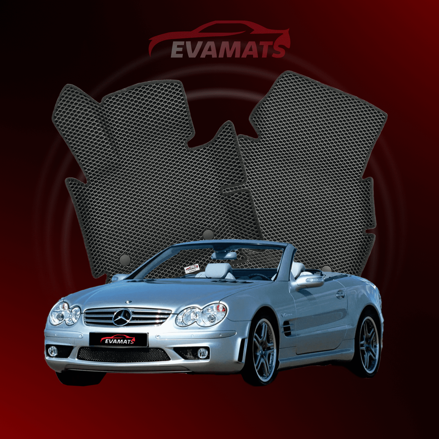 Автоковрики EVAMATS для Mercedes-Benz SL 5 покоління (R230) 2001 – 2011 Купе-Кабріолет