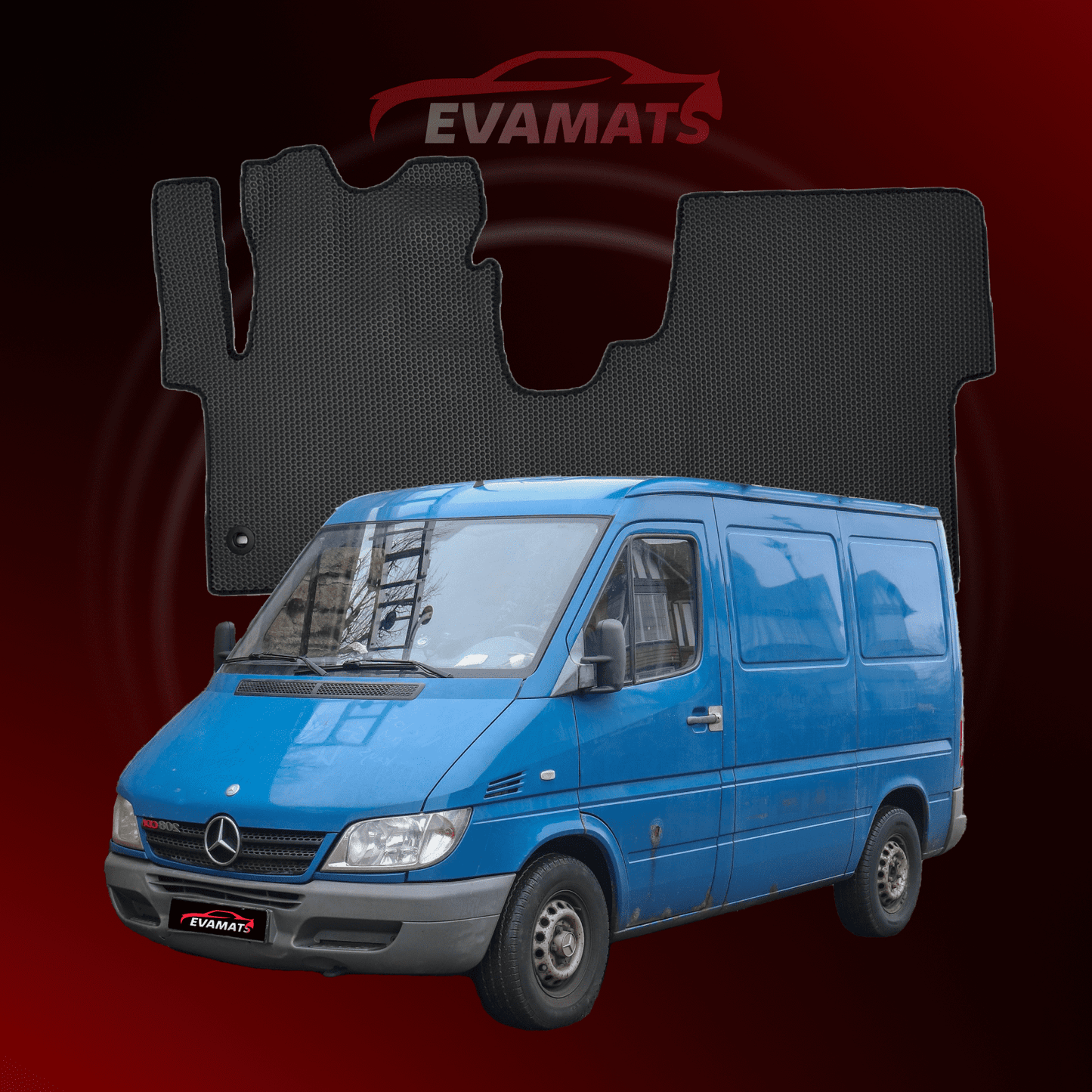 Автоковрики EVAMATS для Mercedes-Benz Sprinter 1-го покоління (W903) 1995 - 2006 VAN