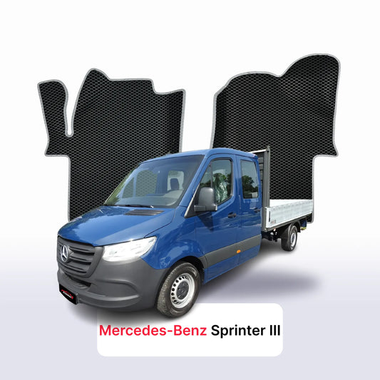 EVA Dywaniki samochodowe od EVA MATS 3D do Mercedes-Benz Sprinter 3 gen (W907/W910) 2018-2027 rok VAN podwójna kabina