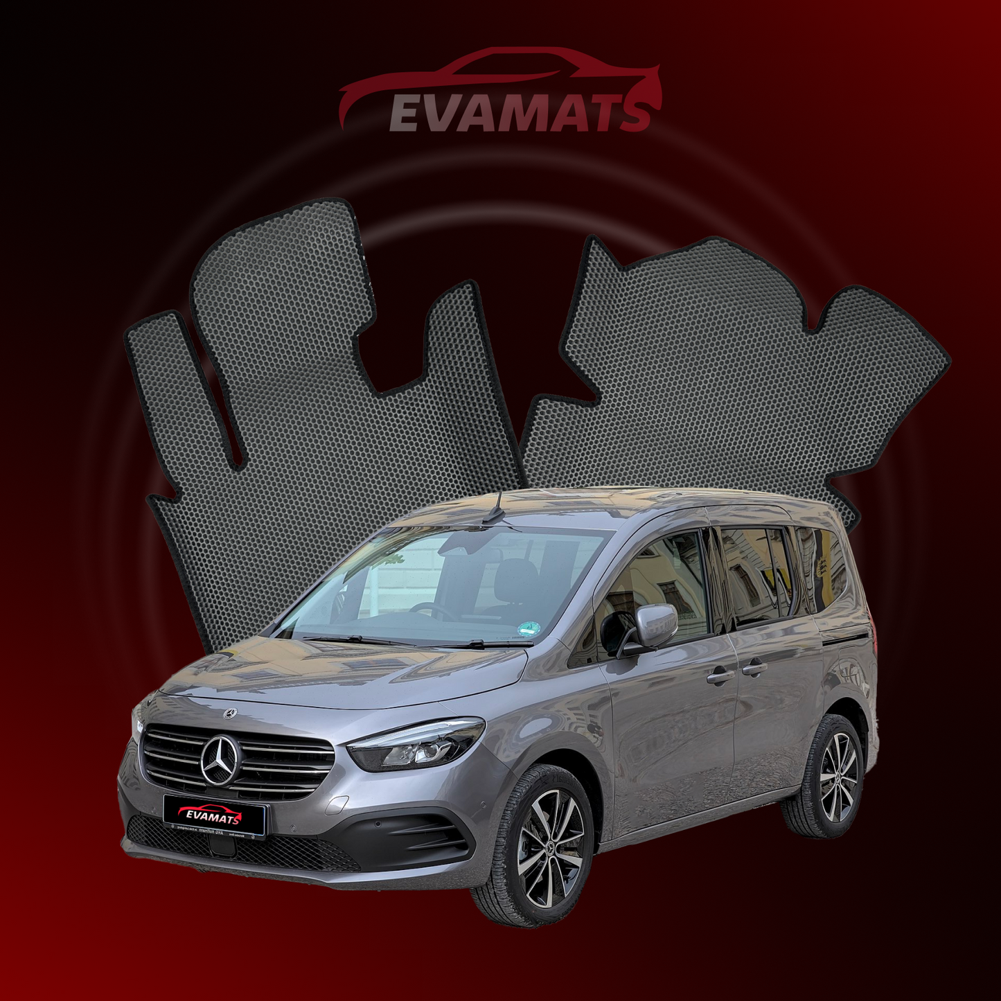 Dywaniki samochodowe EVAMATS do Mercedes-Benz T-Klasa (W420) 2022-2024 rok Minivan