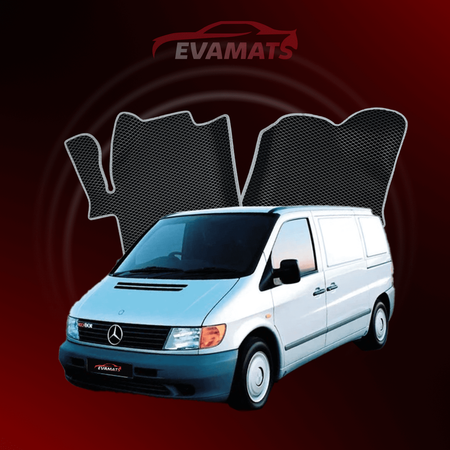 Dywaniki samochodowe EVAMATS do Mercedes-Benz Vito (W638) 1996 – 2003 rok VAN