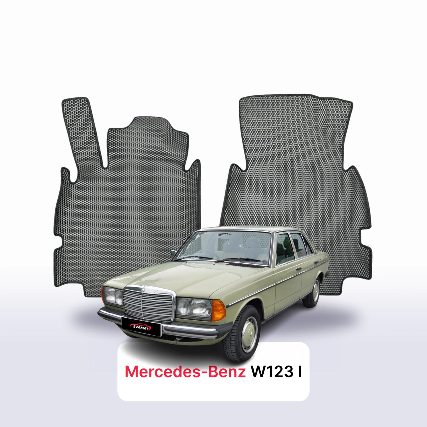 EVA Dywaniki samochodowe od EVA MATS 3D do Mercedes-Benz W123 1 gen 1975-1986 rok SEDAN