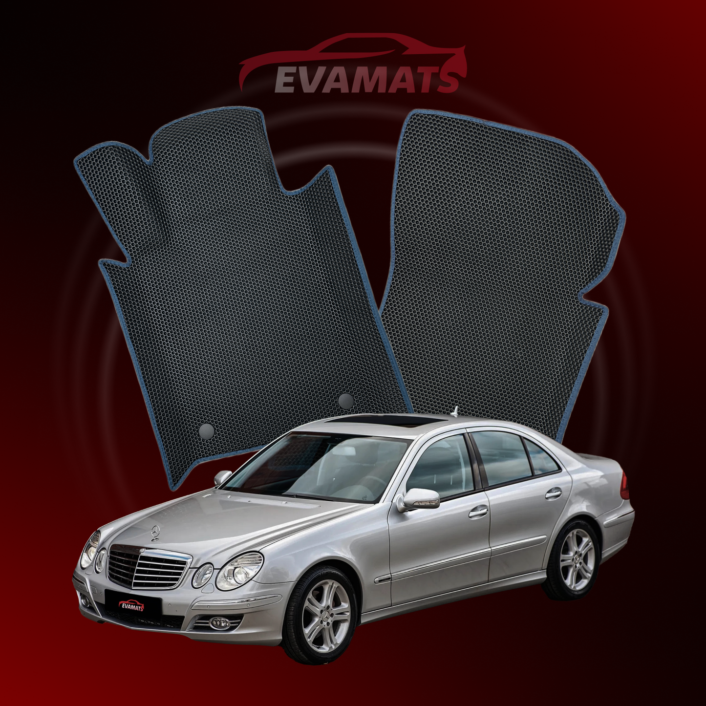 Dywaniki samochodowe EVAMATS do Mercedes-Benz E-klasa 3 gen (W211) 2002-2009 rok SEDAN