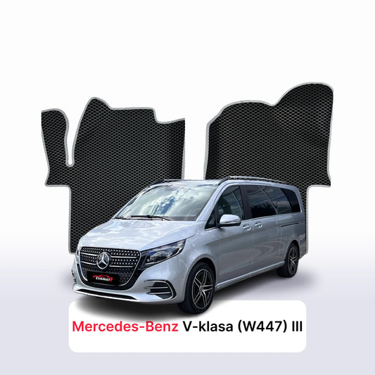 EVA Dywaniki samochodowe od EVA MATS 3D do Mercedes-Benz V-klasa (W447) 3 gen 2024-2028 rok MINIVAN Exclusive