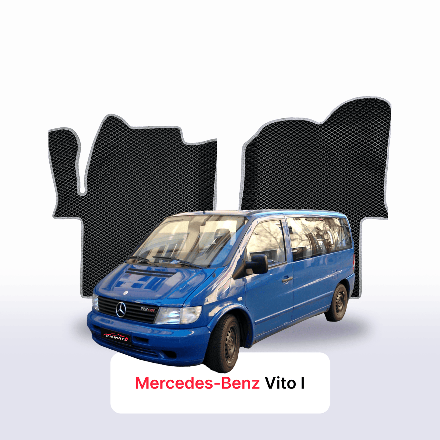 Автоковрики EVAMATS для Mercedes-Benz Vito (W638) 1996 - 2003 МІНІВЕН