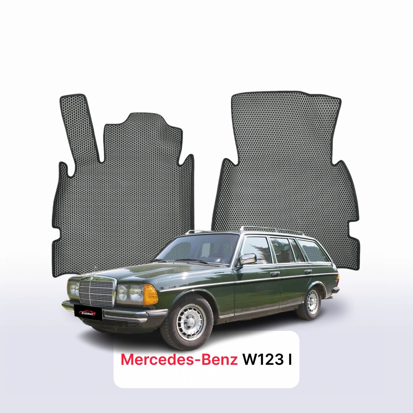 EVA Dywaniki samochodowe od EVA MATS 3D do Mercedes-Benz W123 1 gen 1975-1986 rok KOMBI