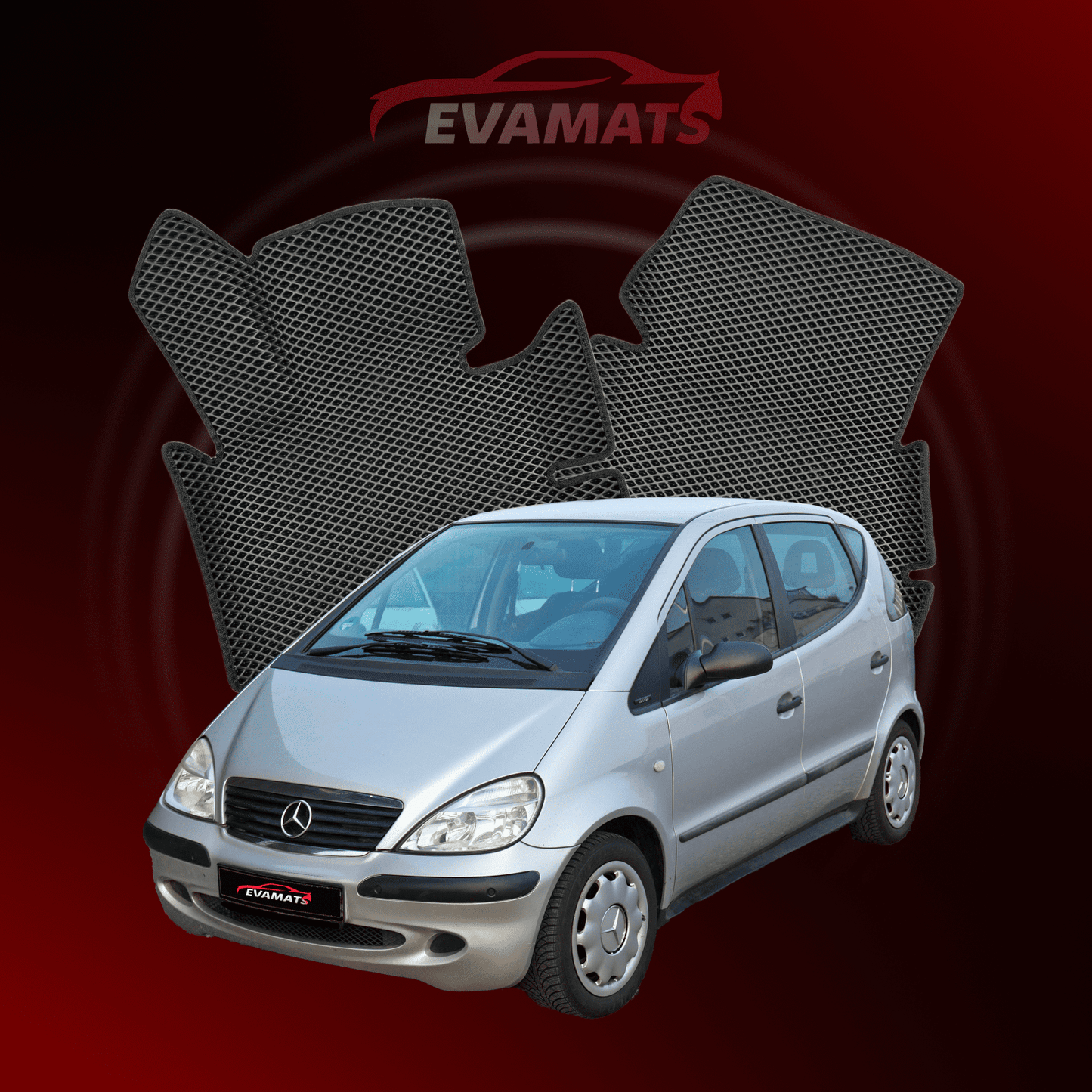 Коврики EVAMATS для Mercedes-Benz A-klasse 1-го поколения 1997–2004 г.в. ХЭТЧБЕК 5 дверей