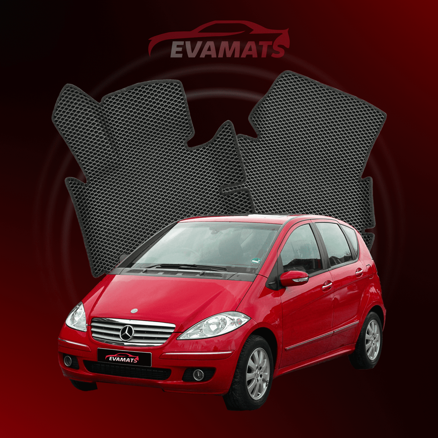 Dywaniki samochodowe EVAMATS do Mercedes-Benz A-klasa 2 gen (W169) 2004 – 2012 rok HATCHBACK 5 dzwi