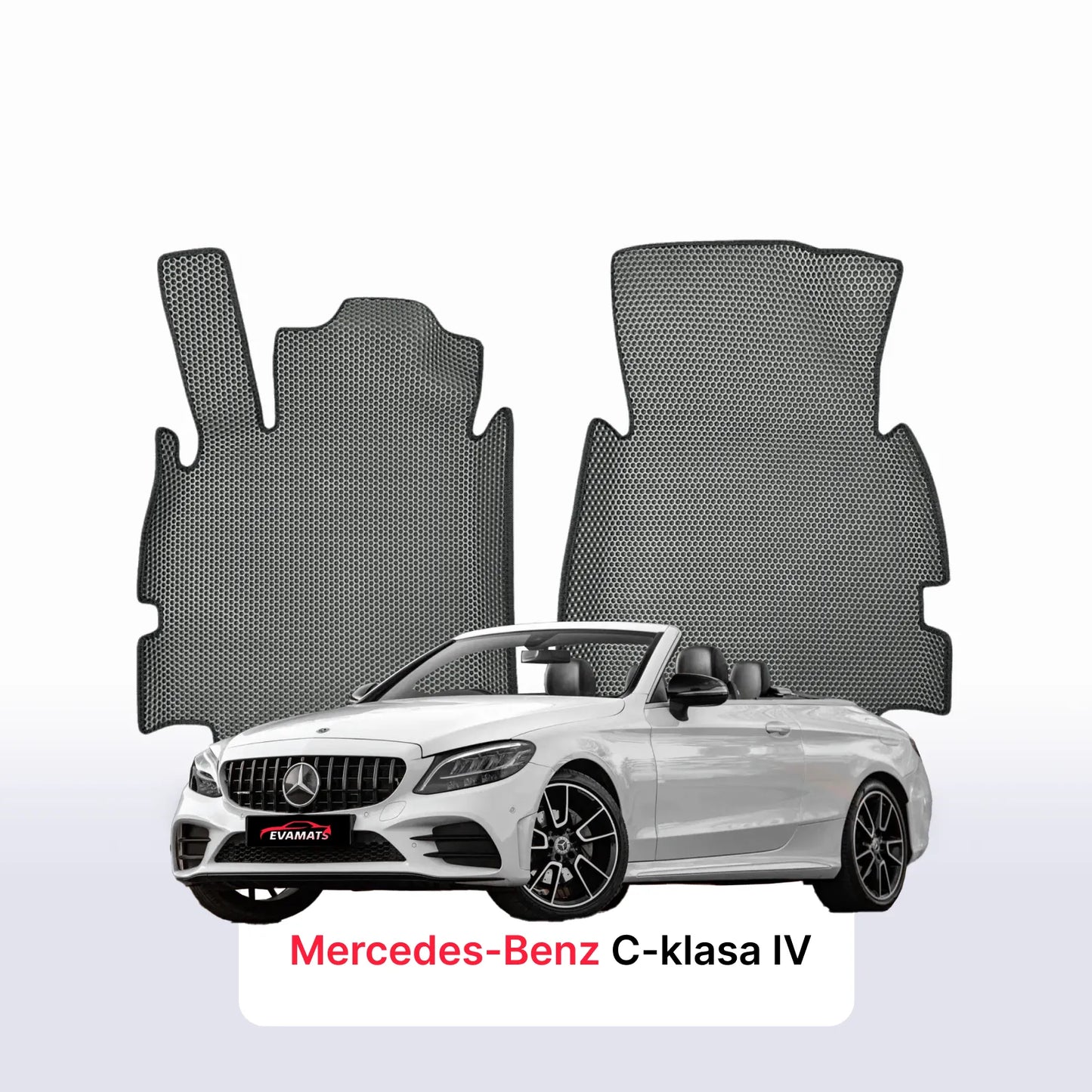 Коврики EVAMATS Mercedes-Benz C-class 2-го поколения (A205) 2015 - 2023 КАБРИОЛЕТ