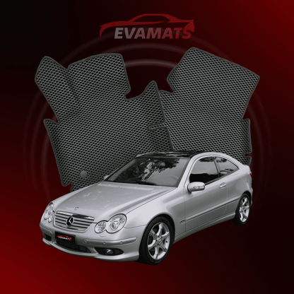 Dywaniki samochodowe EVAMATS do Mercedes-Benz C-klasa 2 gen (W203) 2000–2007 rok COUPE